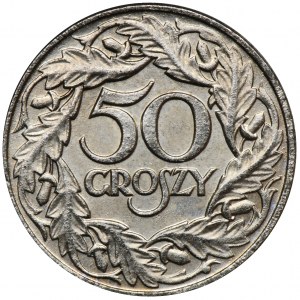 Generalna Gubernia, 50 groszy 1938 - WZÓR, niklowane