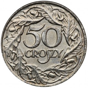 Allgemeine Regierung, 50 groszy 1938 - MODELL, vernickelt