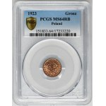 1 penny 1923 - PCGS MS64 RB
