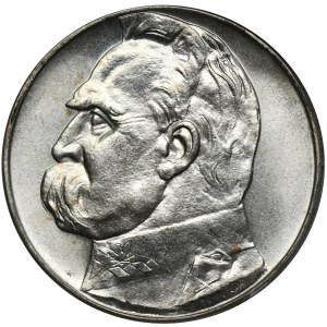 Piłsudski, 10 złotych 1938 - PCGS MS64