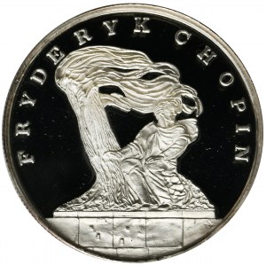 MAŁY TRYPTYK, 100.000 złotych 1990 Chopin - PCGS PR69 DCAM