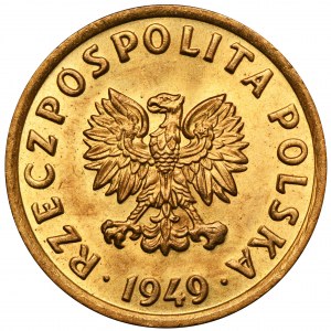 PROSPECTED Messing, 5 Pfennige 1949 - schön erhalten