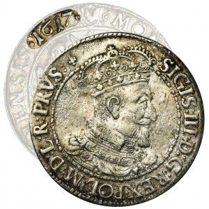 Sigismund III Vasa, 1/4 Thaler Danzig 1617 - PRVS:+