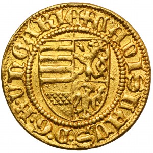 Ungarn, Ladislaus V. das Grab, Goldgulden Kremnica ohne Datum (1454)