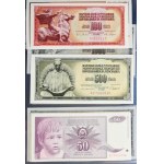 Klaser z banknotami zagranicznymi (ok. 200 szt.)