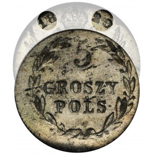 Królestwo Polskie, 5 groszy polskich Warszawa 1820 IB - NGC MS62 - RZADKIE