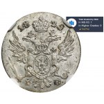 Królestwo Polskie, 5 groszy polskich Warszawa 1825 IB - NGC MS63 - RZADSZE