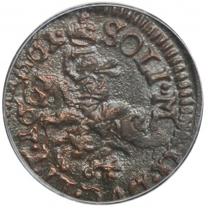 John II Casimir, Schilling Ujazdow 1661 - PCGS AU58