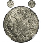 Królestwo Polskie, 10 groszy Warszawa 1830 KG - NGC MS64 - RZADSZE