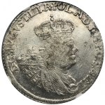 August III of Poland, 30 Groschen Danzig 1762 REOE - NGC AU58