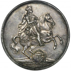 Augustus II the Strong, Thaler Dresden 1711 - NGC AU58