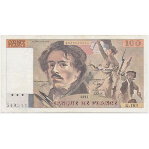 France, 100 Francs 1991