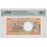 Polinezja Francuska, 1.000 franków (1996) - PMG 69 EPQ