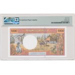 French Pacific Territories, 1.000 Francs (1996) - PMG 69 EPQ