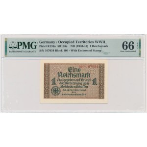 Deutschland, 1 Mark (1940-45) - PMG 66 EPQ
