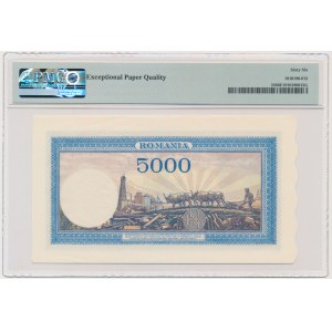 Rumunia, 5.000 lei 1943 - PMG 66 EPQ