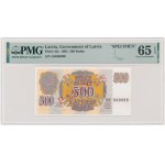 Lettland, 500 Rubel 1992 - MODELL - PMG 65 EPQ