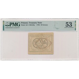 10 pennies 1794 - PMG 53