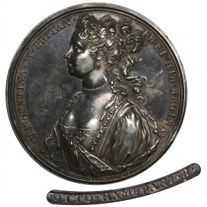 Maria Klementina Sobieska, Medaille auf die Flucht der Fürstin vom Schloss Ambras nach Rom 1719