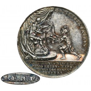 Poniatowski, Medaille zum Gedenken an die Geburt von Jan Maurice Brühl 1781