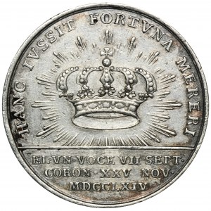 Poniatowski, Medal koronacyjny 1764