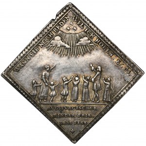 Germany, City of Augsburg, Medal klippe 1704