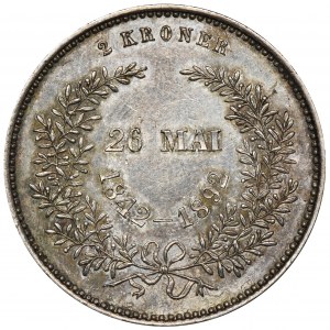 Dänemark, Krystian IX, 2 Kronen Kopenhagen 1892
