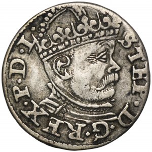 Stefan Batory, Trojak Ryga 1586 - wysoka korona
