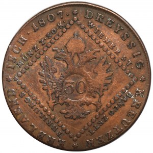 Österreich, Franz II., 30 Krajcars Kremnica 1807 B