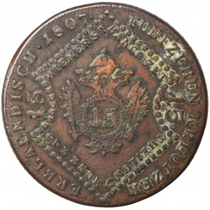 Österreich, Franz II., 15 Krajcars Wien 1807 A