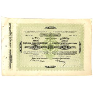 Śląski Bank Eskontowy S.A., 100 x 280 mkp, Emisja VIII