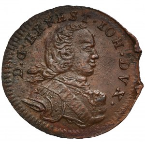 Duchy of Courland, Ernest Johann Biron, Schilling Mitawa 1764 - RARE