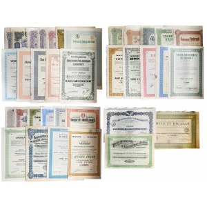 Set of foreign securities (35 pieces).