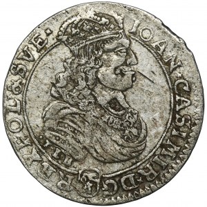 John II Casimir, 1/4 Thaler Bromberg 1668 TLB