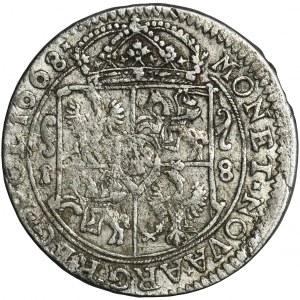 Jan II Kazimierz, Ort Bydgoszcz 1668 TLB - herb Ślepowron