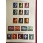 Mehrbändige Sammlung polnischer Briefmarken - Band I bis XXVII