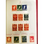 Multi-volume collection of Polish stamps - volume I to XXVII