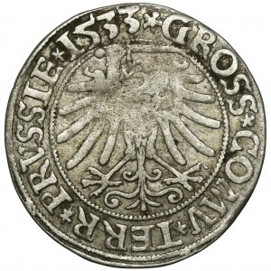 Zygmunt I Stary, Grosz Toruń 1533 - PRVS / PRVSSIE
