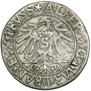 Ducal Prussia, Albert Hohenzollern, Groschen Königsberg 1537 - PRVSS