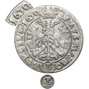 Schlesien, Habsburgische Herrschaft, Ferdinand II, 3 Krajcary Kłodzko 1630 PH - RAISE, groß 0