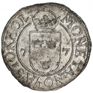 Sweden, Johann III, 1/2 Öre Stockholm 1577