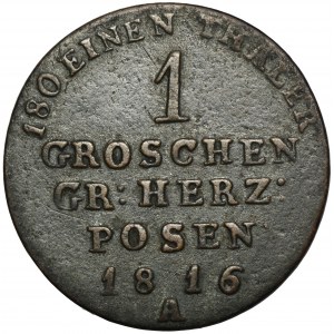 Großherzogtum Posen, Friedrich Wilhelm III., 1 Grosz Berlin 1816 A