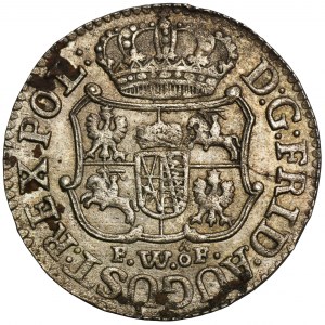 Augustus III of Poland, 1/24 Thaler Dresden 1755 FWôF