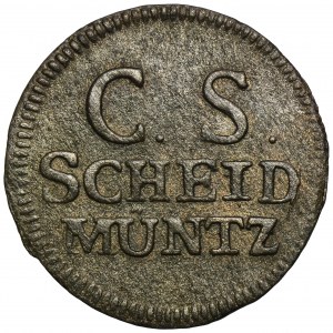 Deutschland, Sachsen, Friedrich August II., 6 Feniges Dresden 1761