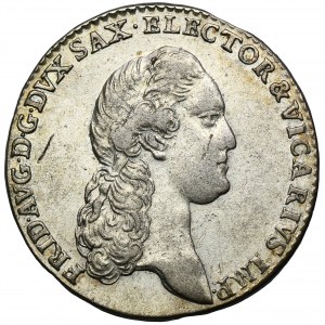 Niemcy, Saksonia, Fryderyk August III, 1/12 Talara (dwugrosz wikariacki) Drezno 1790 IC