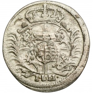 August II. der Starke, 3 Halerze Dresden 1703 ILH