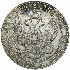 3/4 Rubel = 5 Zloty Warschau 1837 MW