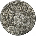 John II Casimir, 6 Groschen Krakau 1661 AT - RARE