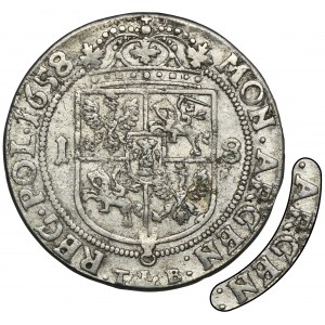 John II Casimir, 1/4 Thaler 1658 TLB