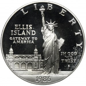 USA, 1 Dolar San Francisco 1986 S - Ellis Island
